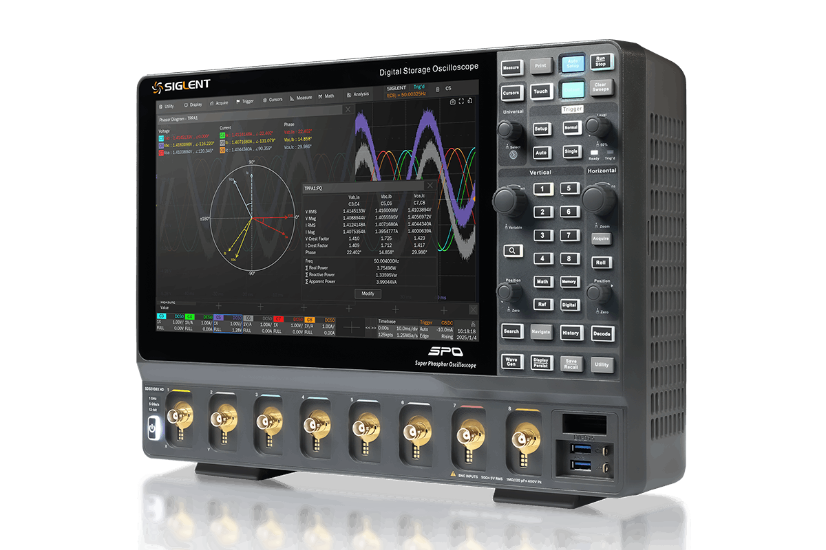 SDS5000X HD — Multi-channel Power Analysis